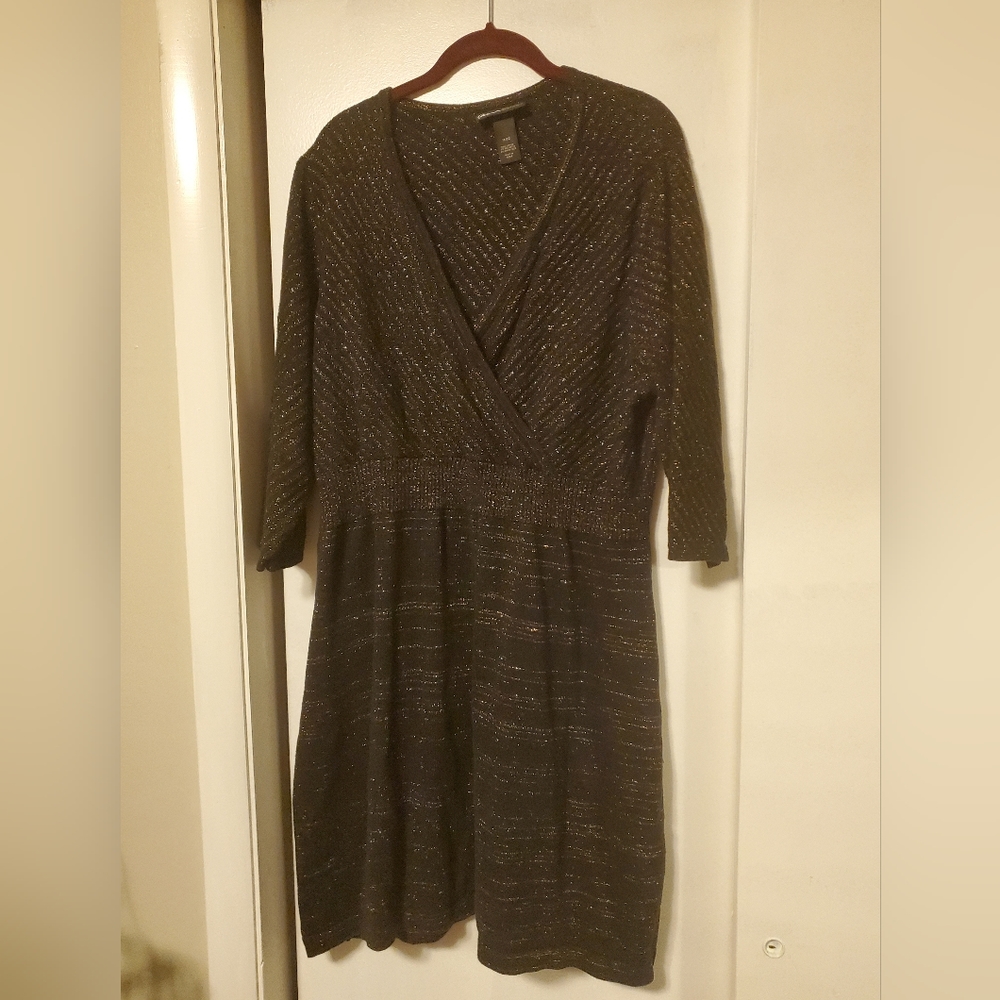 Sweater dress.